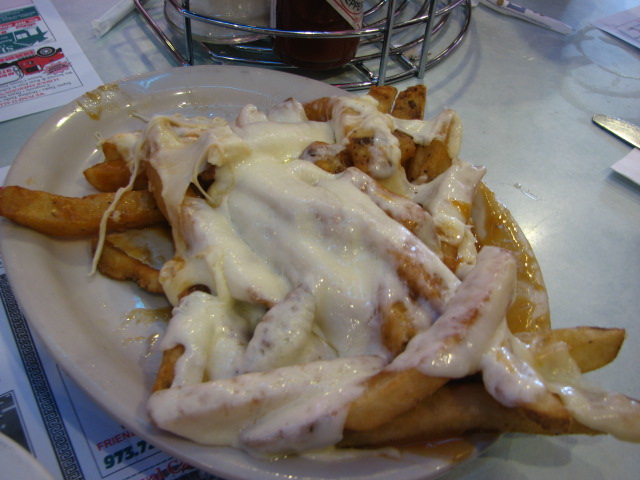 cheese fries gravy. Disco fries are good (french
